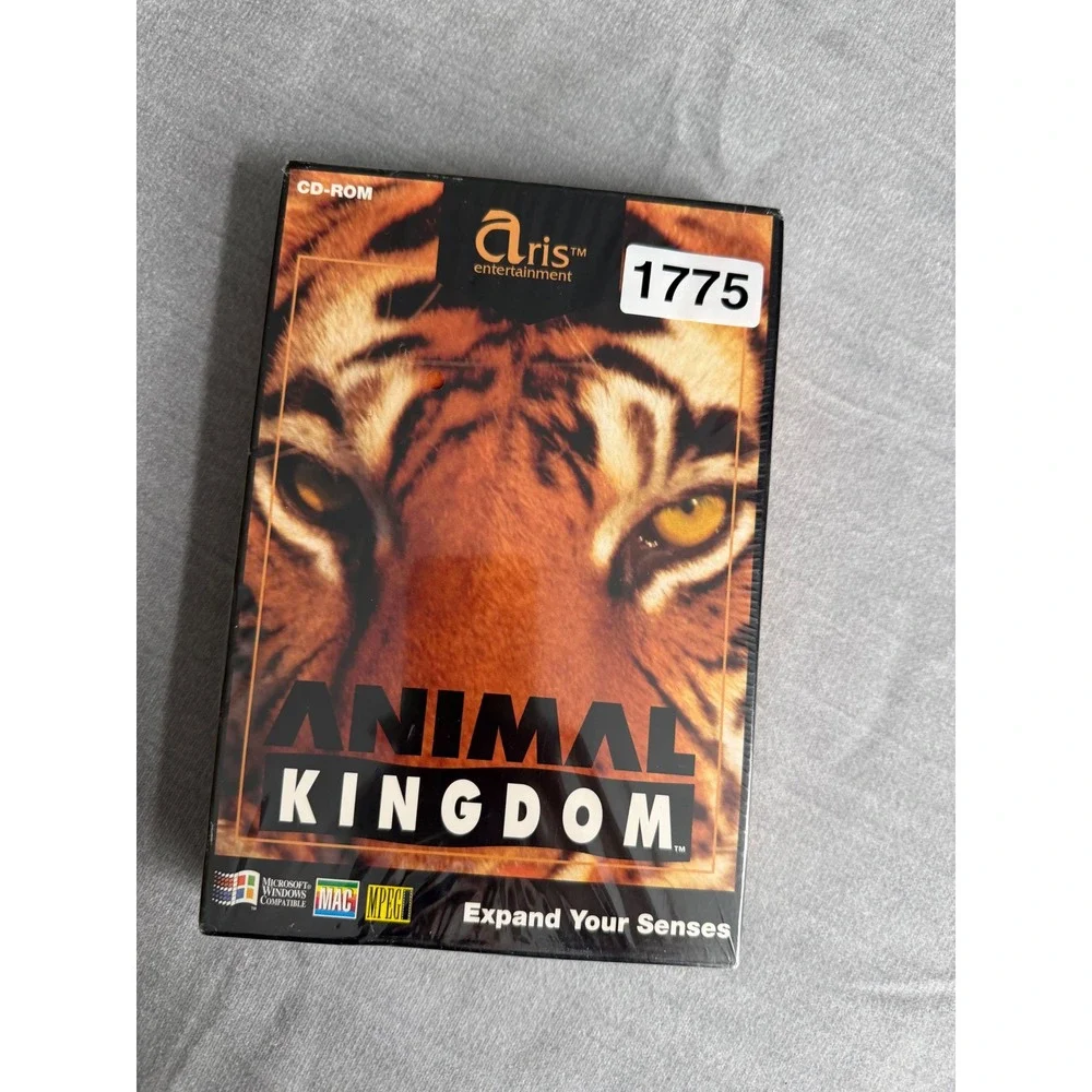 Aris Entertainment Animal‎ Kingdom CD-ROM 1994 PC Mac New Sealed EA 9137